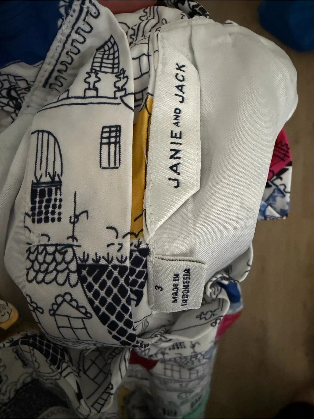 Janie and Jack European City-Print Top